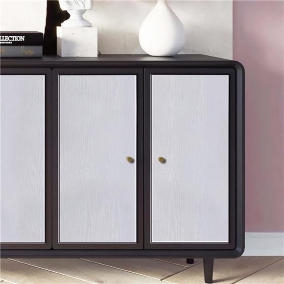 White Wood Grain Wallpaper White Peel and Stick Wallpaper Wood Contact Paper - Picture 3 of 7